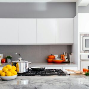SupplyBigHome Commercial High-Arc Pull-Down Brushed Nickel Kitchen Faucet